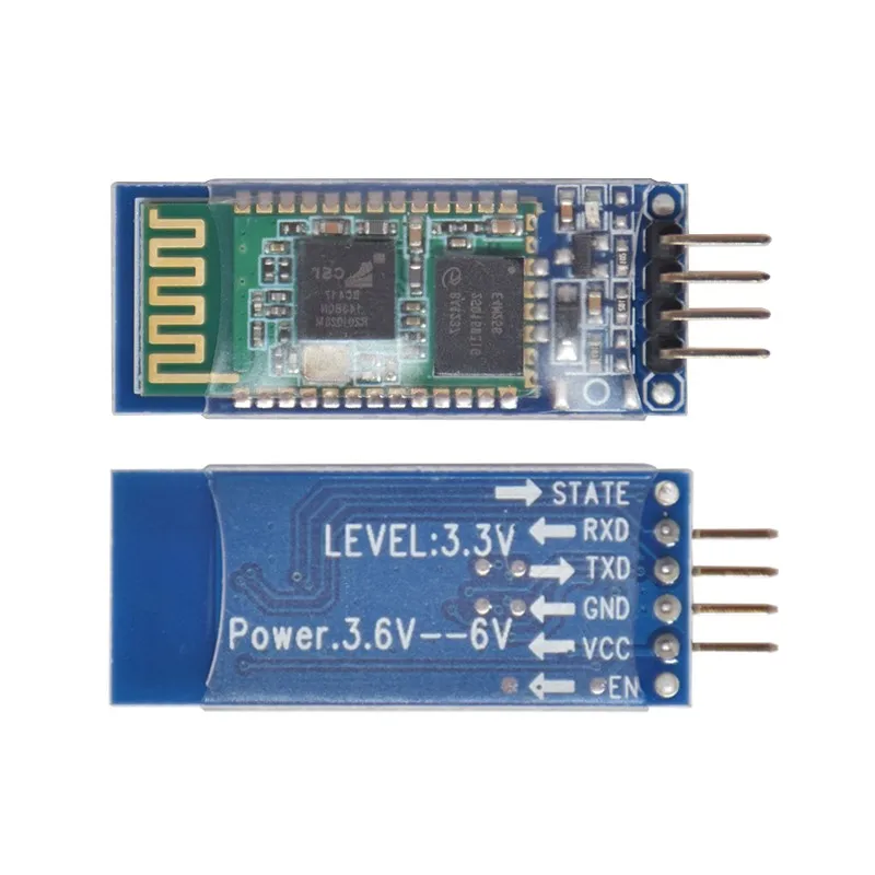 HC-05 HC-06 master-slave 6pin/4pin anti-reverse, integrated Bluetooth serial pass-through module, wireless serial for arduino