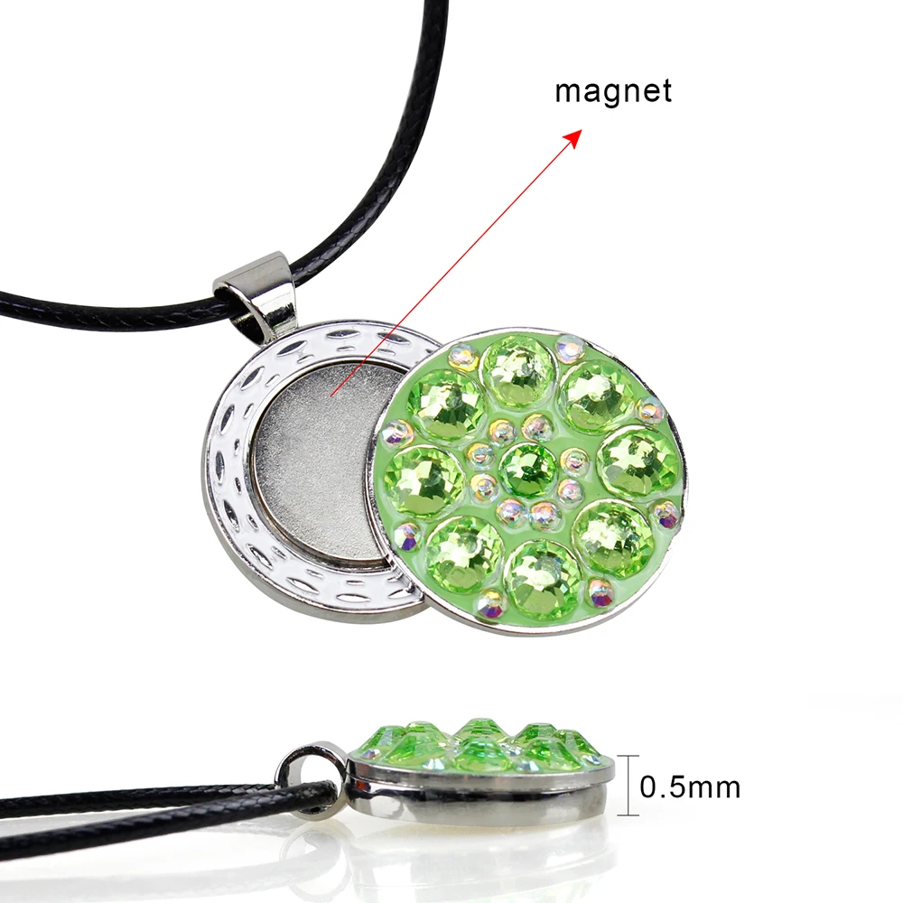 Golf Ball Marker Mũ Kẹp vòng cổ Phụ kiện nam châm