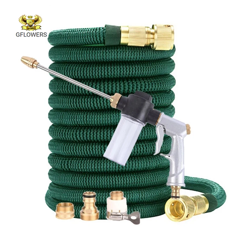 

GFLOWERS New big promotion magic garden hose garden hose retractable hose 15m hose watering gardening