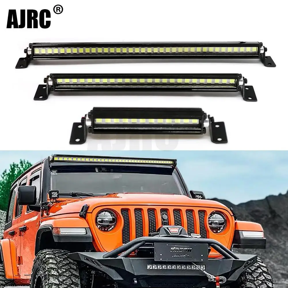 New Rc Car Roof Lamp 24 36 Led Light Bar For 1/10 Rc Crawler Trax Axial Scx10 90046/47 90060 Scx24 Wrangler D90 Rubicon Body