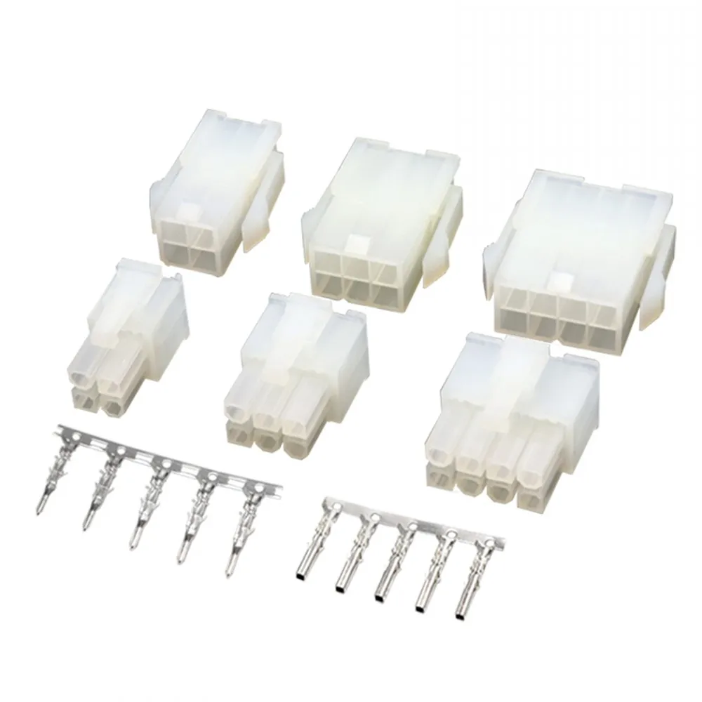 100 set 5557/5559 2x2/3/4/5/6/7/8/9/10/11/12 Pin 24 Pin 4.2mm Pitch Terminal/Housing/Pin Header Wire Connector Adaptor 5557 Kits