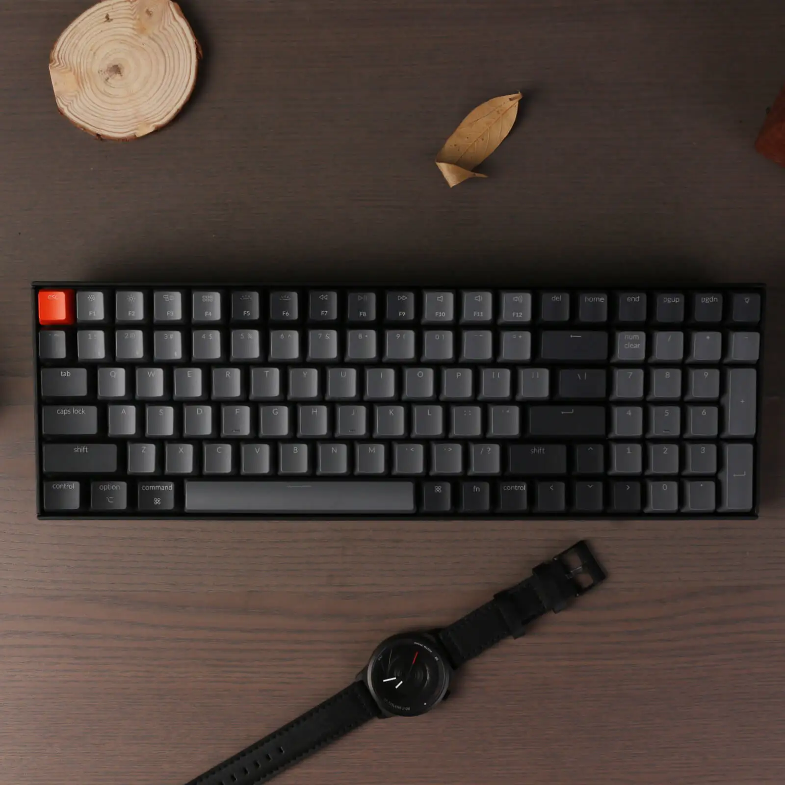 Keychron K4 A V2 Bluetooth Wireless Mechanical Keyboard w/ White LED Backlight Gateron Switch Wired USB Gaming Keyboard