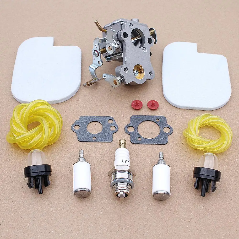 

Carburetor Carb Kit for Poulan Pro PP4218A 18" 42CC Tune Up Kit Chainsaw Part