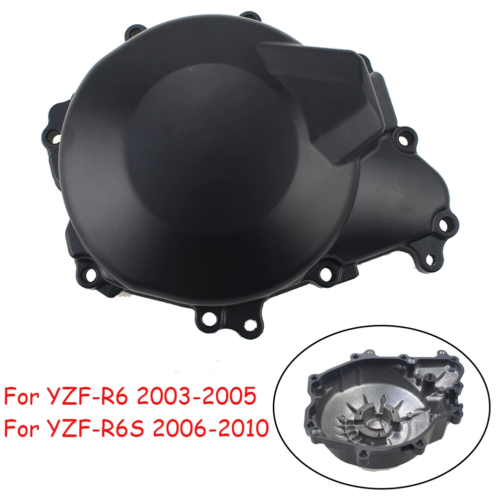 

Для Yamaha YZF-R6 YZFR6 2003-2005 YZF R6S 2006-2010 левая БОКОВАЯ крышка двигателя, защитная крышка коробки двигателя