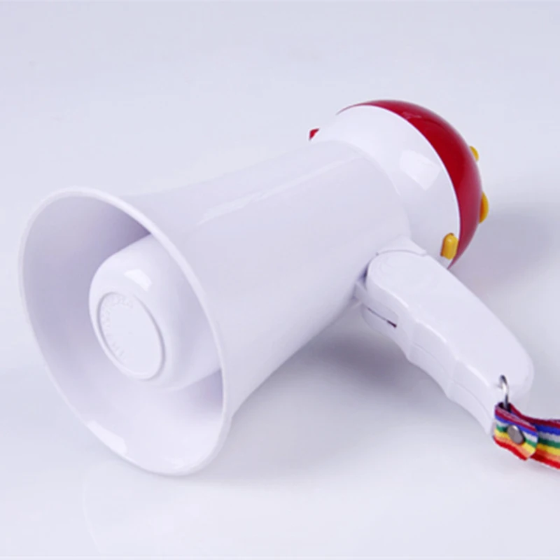 Portable 5W Megaphone Handheld Microphone Loud Speaker Amplifier Bullhorn Handle Foldable for Teaching Speech Tourist Guide Tool