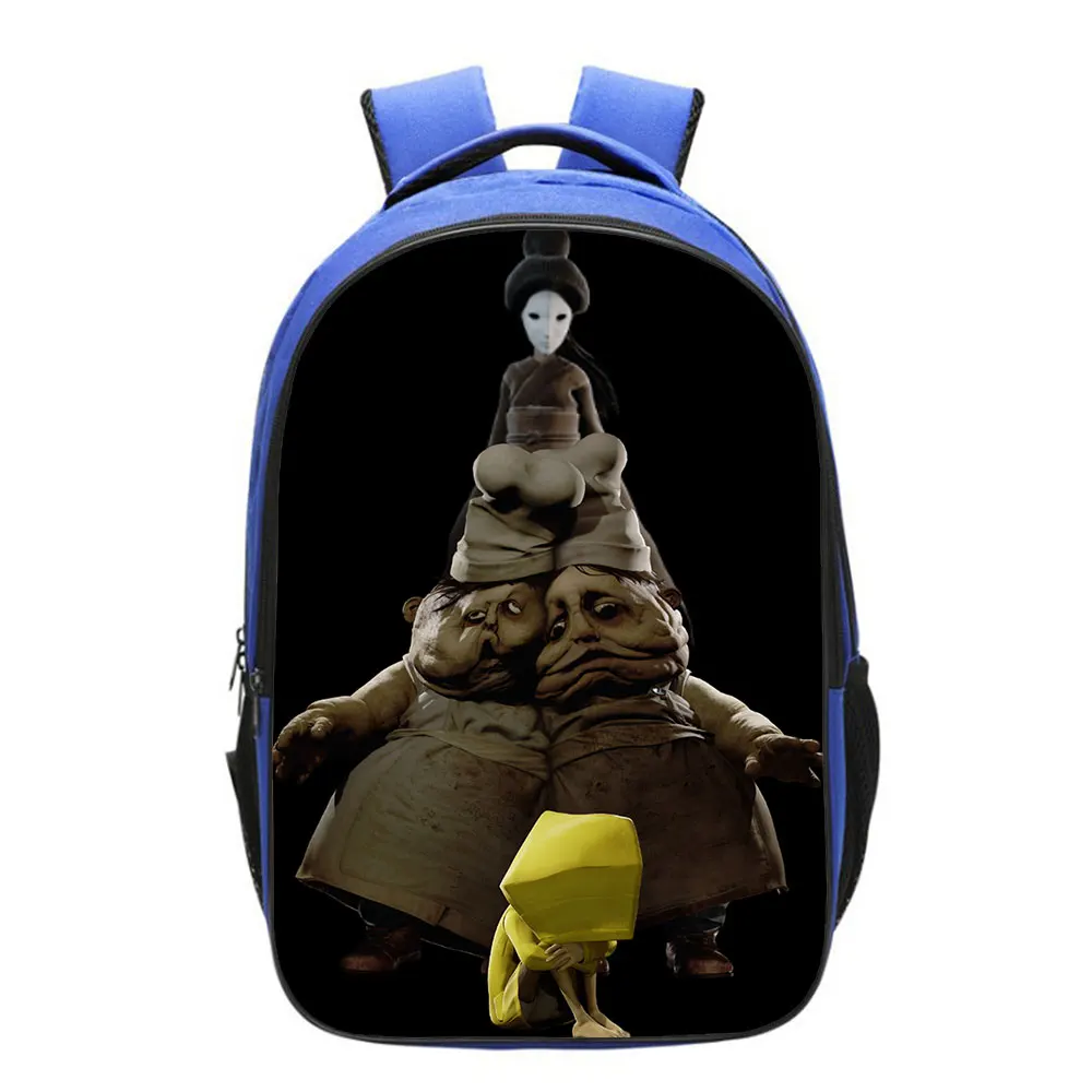 Casual Little Nightmares 2 Backpack Boys School Bag Men  Rucksack School Bag Teens Daily New Adventure Game Knapsack Mochilas