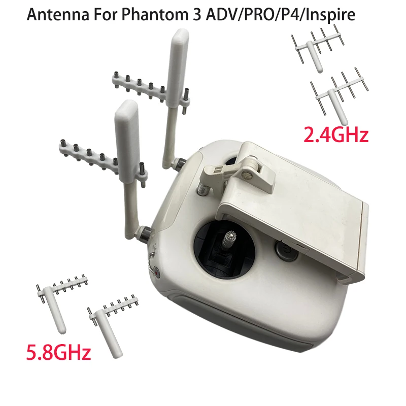 Yagi-Uda Antenna For Phantom 3/4 Remote Controller Signal Booster Antenna Range Extender For DJI Phantom 3/4 Inspire Series