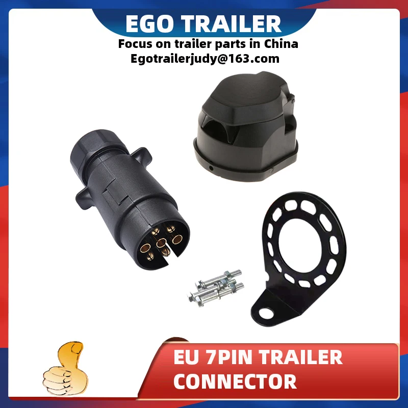 7 pin plastic male plugsocketfemale plugtrailer connectorsocket brackets caravan trailer parts boat trailer parts