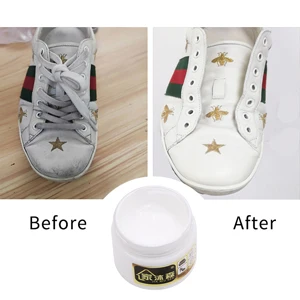 50ml White Leather Repair Paste Shoe Cream Leather Paint for Sofa Car Seat Holes Scratch Cracks Restoration Leather Care Paint