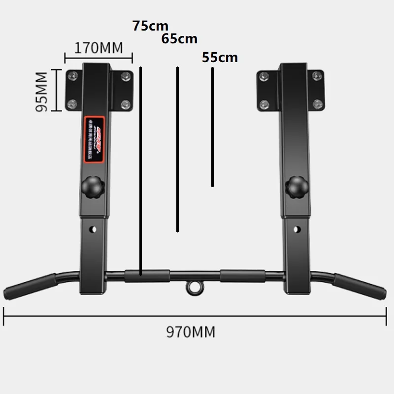 Adjustable 300kg Home Gym pull  Up Bar On Roof Military Training