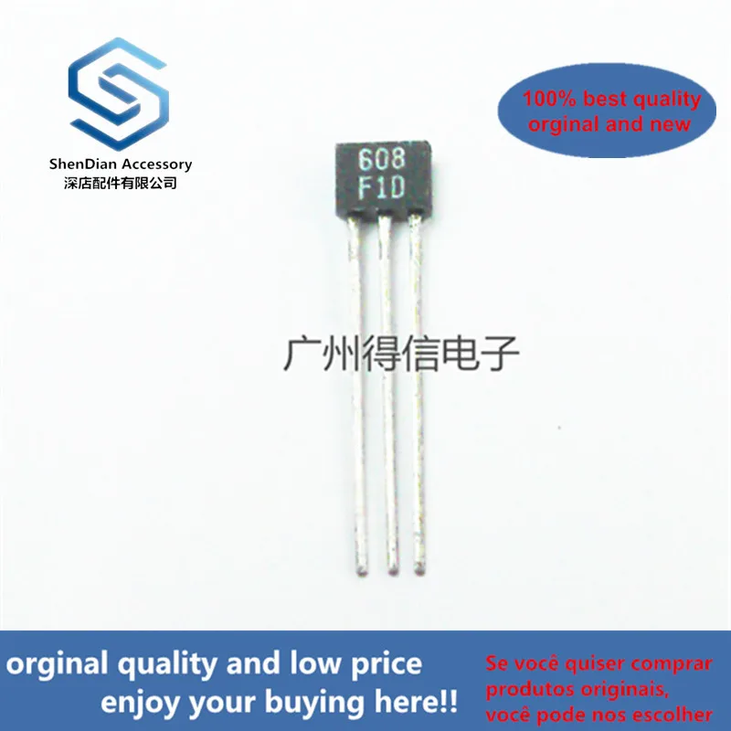 

50pcs 100% orginal new 2SA608F A608 608 TO-92S GENERAL PURPOSE AMP, SWITCHING APPLICATIONS real photo