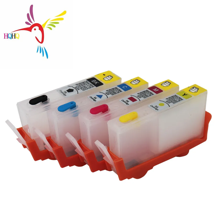 

4pcs/Set Refill Ink Cartridge 655 685 With Permanent Chip for HP Deskjet 3525 5525 4615 4625 4525 6520 6525 6625 Printers