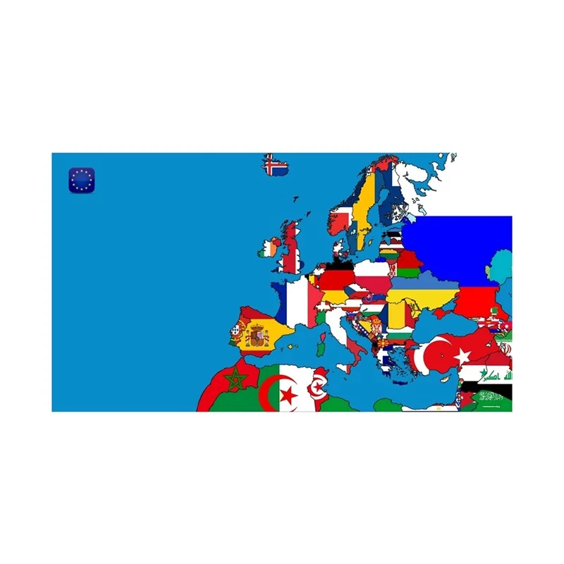 Non Woven Wereldkaart 90*60Cm Horizontale Muur Papier Europa Kaart Van De Wereld Sticker Woonkamer home Kantoorbenodigdheden