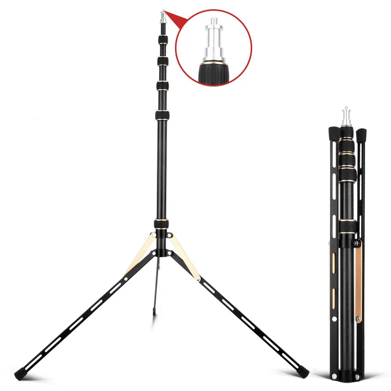 

1.9M/2.2M Compact Light Stand for Photography Ring Light Photo Reflector Umbrella Studio Video Lightstand Tripod Lighting Stand