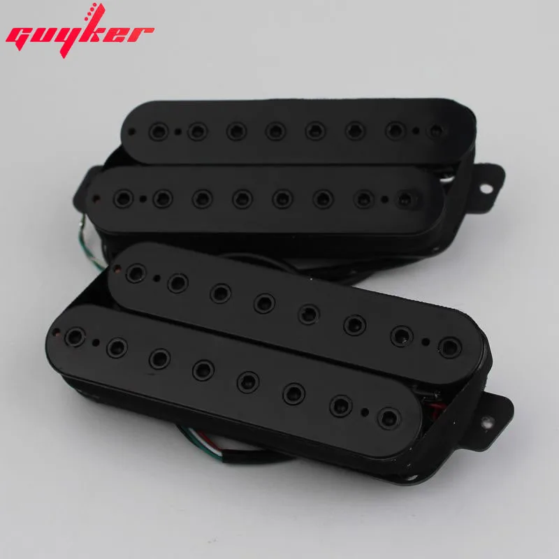 Guyker Headless Fanned Fret Guitar Pickup for 8 String Electric Guitar Black