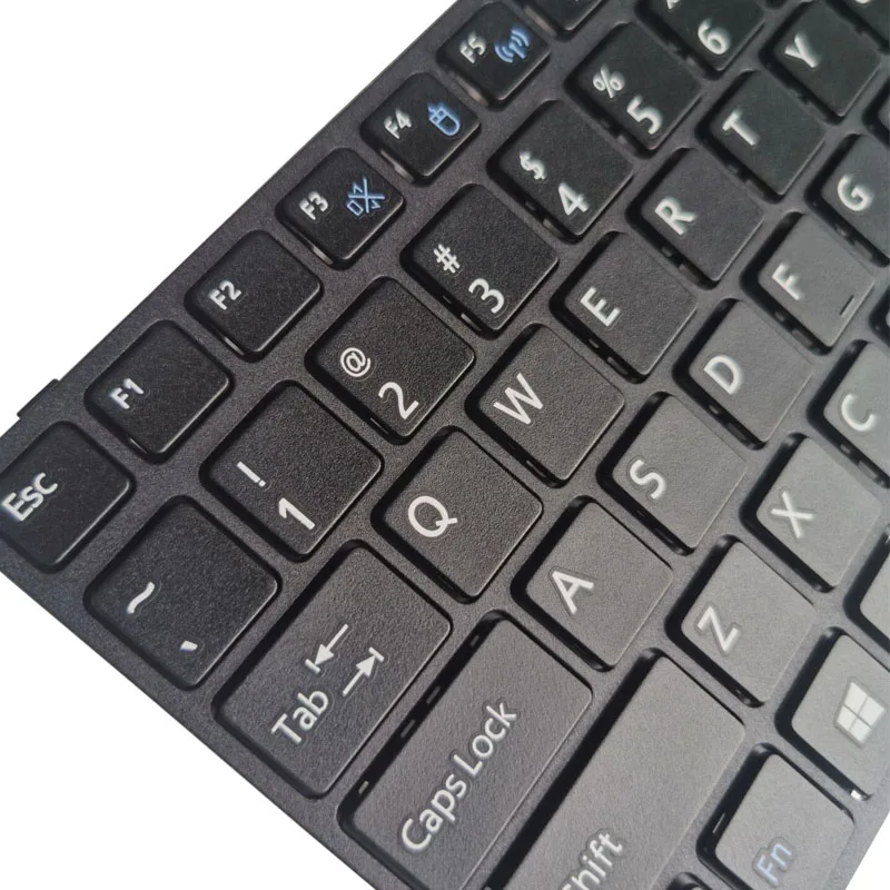 Teclado Pop US para portátil Fujitsu Lifebook E753 E754 E557 E756, color negro