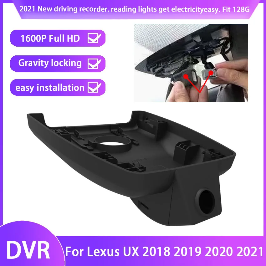 

New! car driving recorder Easy to install For Lexus UX 2018 2019 2020 2021 Car DVR Wifi Video Recorder Dash Camera full hd 1600P