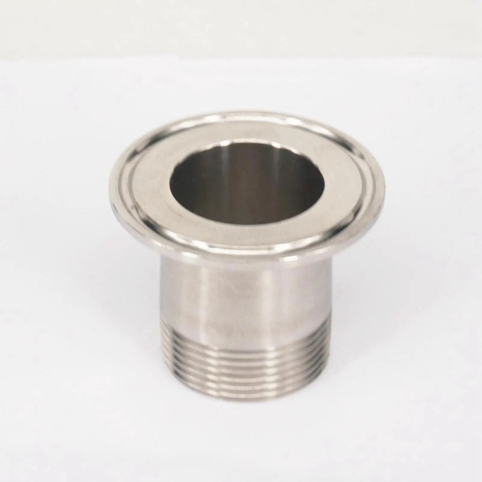 

1" BSPT Male x 1.5" Tri Clamp 304 Stainless Steel Sanitary Pipe Fitting Connector For Home Wine Beer