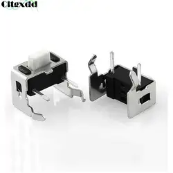 Cltgxdd 10PCS 3*6*4.3mm 3*6*5mm Switch with Bracket 90 degree Tactile Push Button Switches 3x6 Side Micro Touch Switch