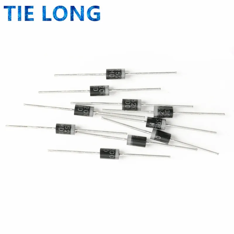 20PCS SR3100 SR560 SR540 SR5200 SR5100 SR3200 Schottky Diode DO-27 SB5100 SB560 SB540 SB3100 3A 5A 40V 60V 1000V 2000V DIP Diode