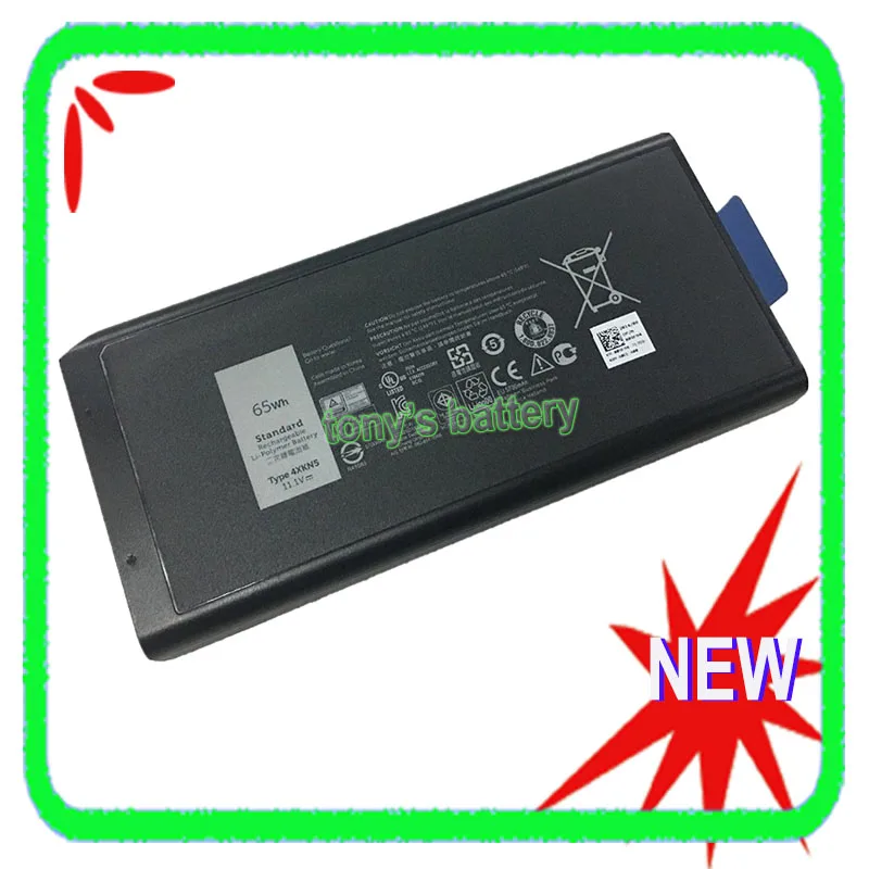 

New 4XKN5 CJ2K1 X8VWF Battery For Dell Latitude 12 (7204) 14 (7404) E5404 E7404 Series DKNKD 451-12187 451-12188