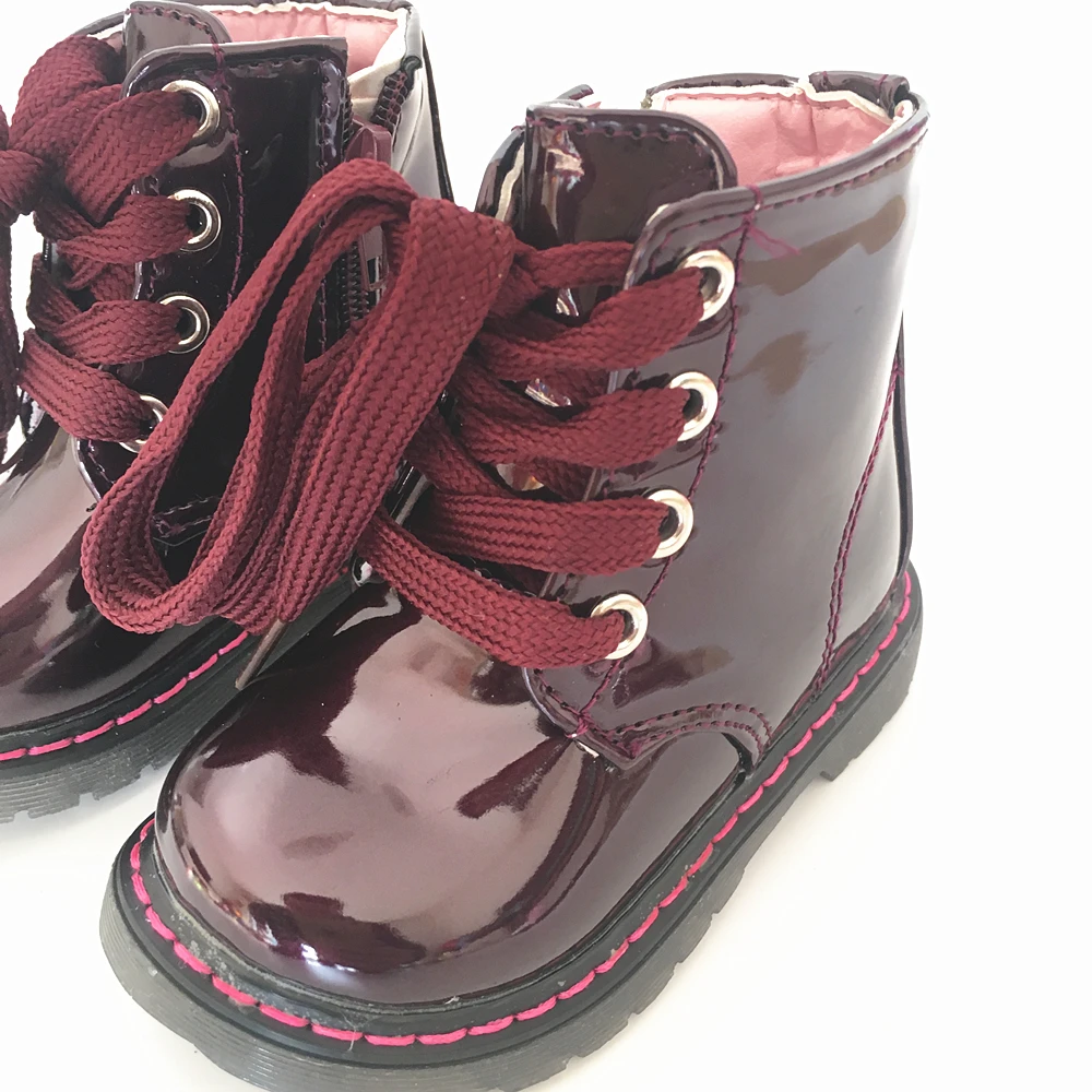 Botines de piel sintética para niño y niña, Botas de lluvia Unisex, para primavera y otoño, 2024