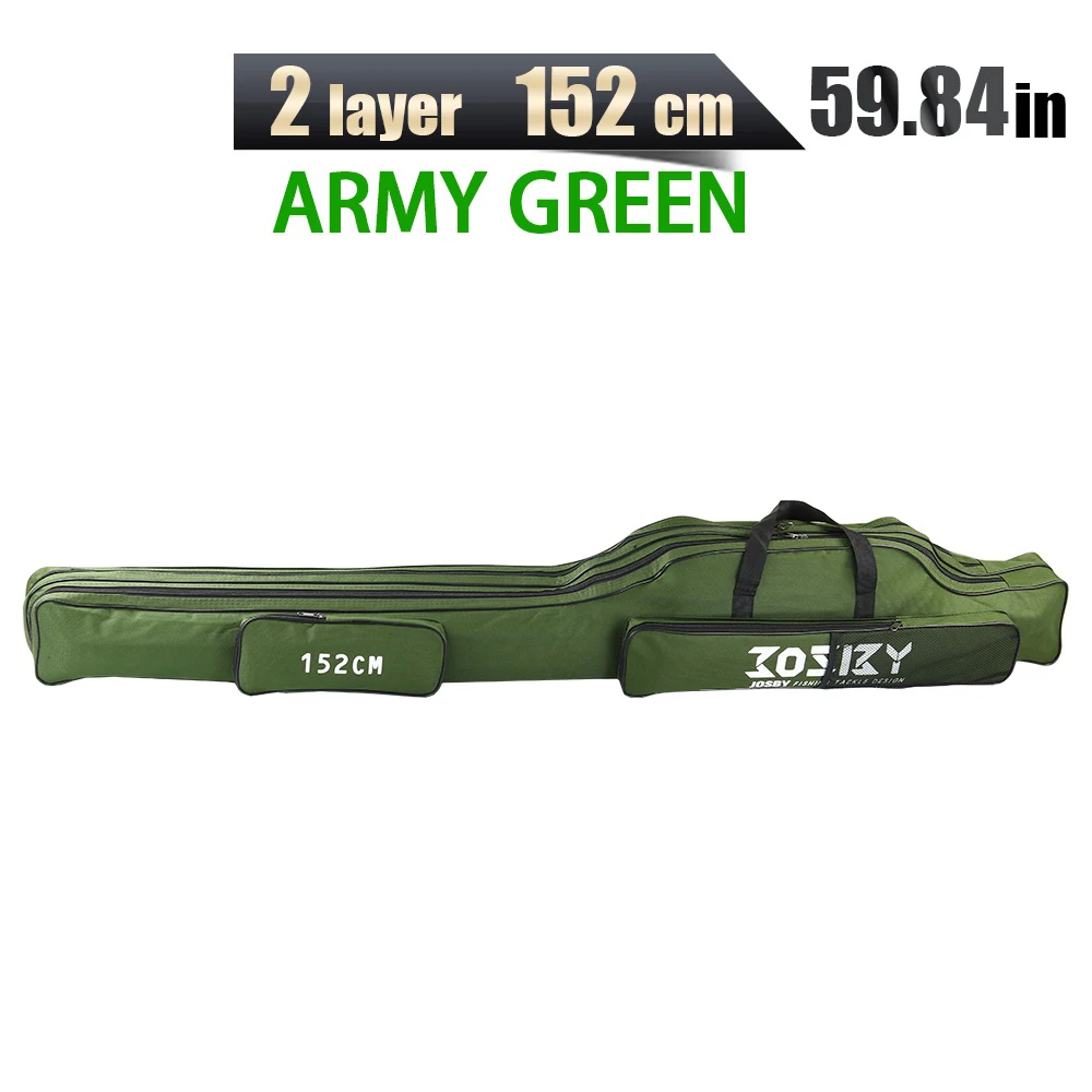 Angelrute Taschen 60/100/122/150/152/180CM Tackle Faltbare Oxford tuch Angeln Reißverschluss fall Lagerung Beutel Halter Für Angeln