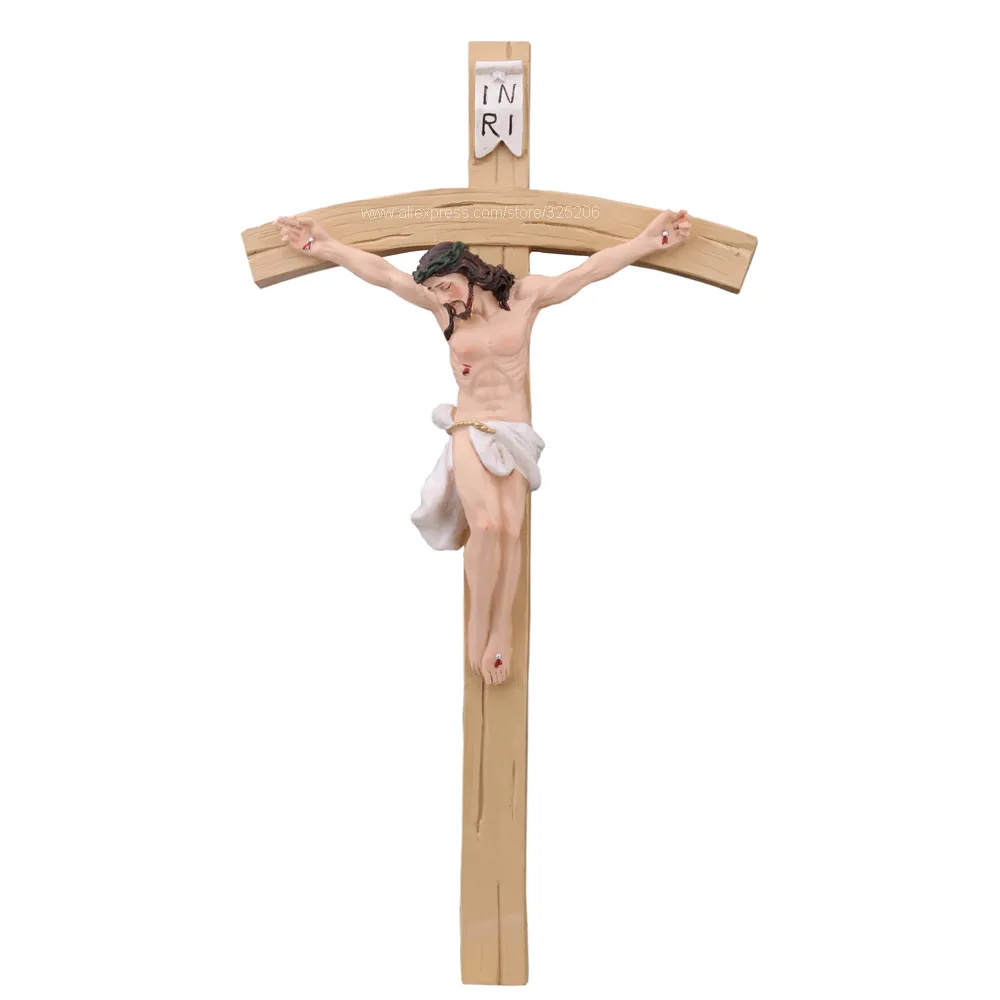 

Cross Jesus Crucifix for Home Decoration, 32cm, 12.6inch, New