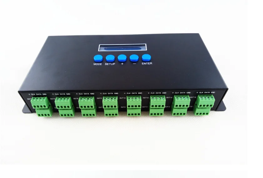 artnet ethernet para spi dmx pixel light controller controlador madrix para ws2801 2811 2812 apa102 ws2815 dc 5v24v 01