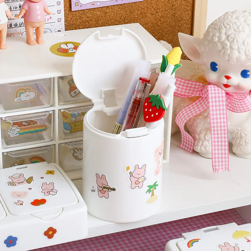 Mohamm Sticker Opbergdoos Accessoires Desk Organizer Papierwaren Opslag Containers