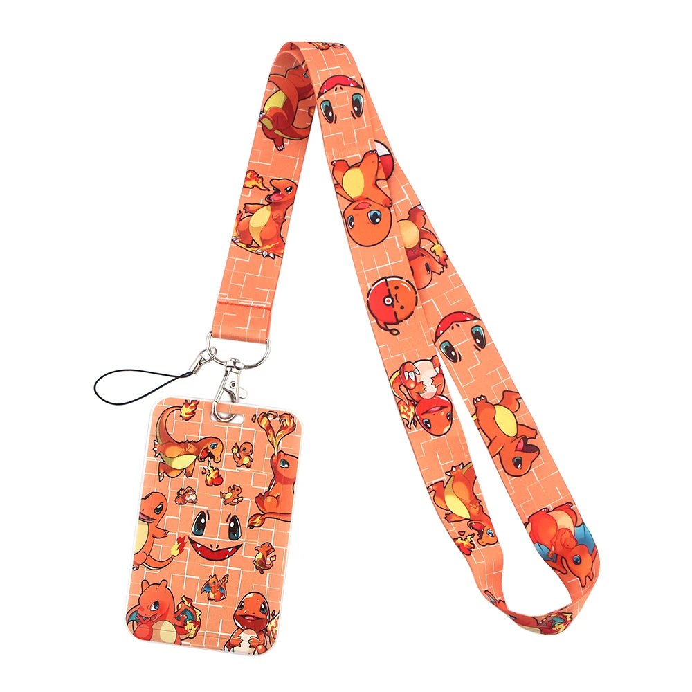 LX51 Little Fire Dragon Fashion Keychain Belt Phone Lanyard for Keys ID Card USB Badge Holder DIY Lasso Phone Strap Card Case