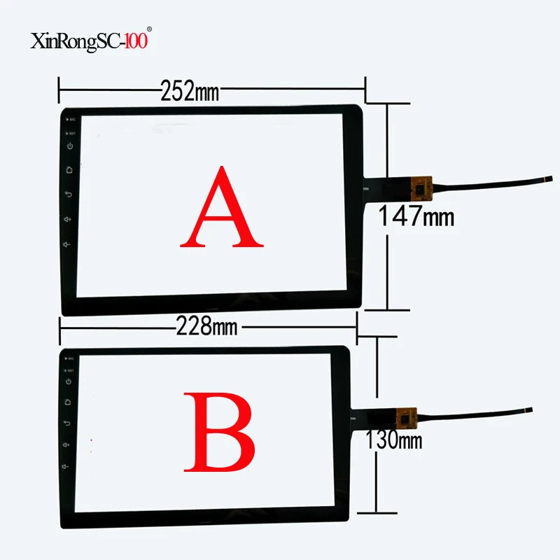 

New car DVD navigation GPS Capacitive Touch Screen Panel Digitizer for teyes spro radio tape