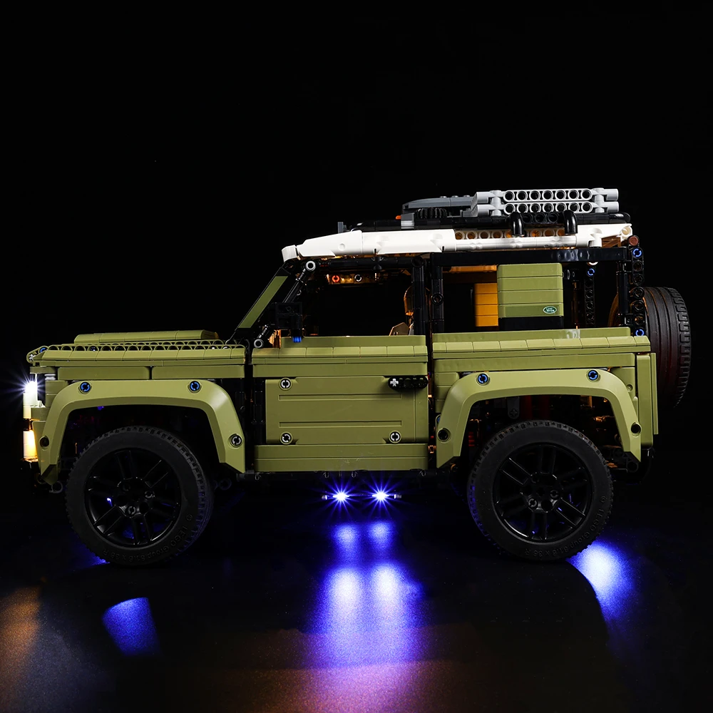 Kit de luz LED para Technic Series Defender, modelo do carro, brinquedos DIY Set, blocos de construção não incluídos, 42110