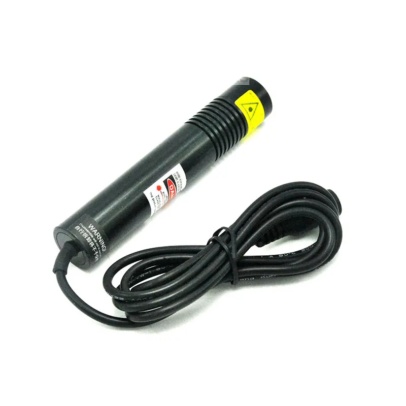 Modulo diodo laser rosso da 20 mm di diametro 650 nm Luci LED di posizionamento punto/linea da 100 mW con adattatore 5 V