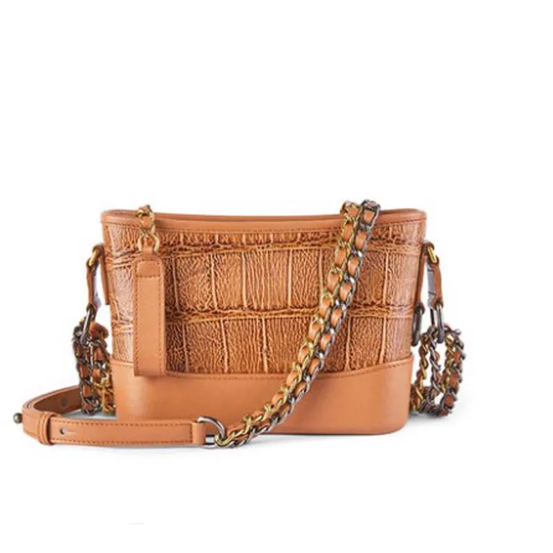 FENGE import crocodile leathe Female bag summer of new stray package  tide  fashion  women chain bag  Cross-body women bag