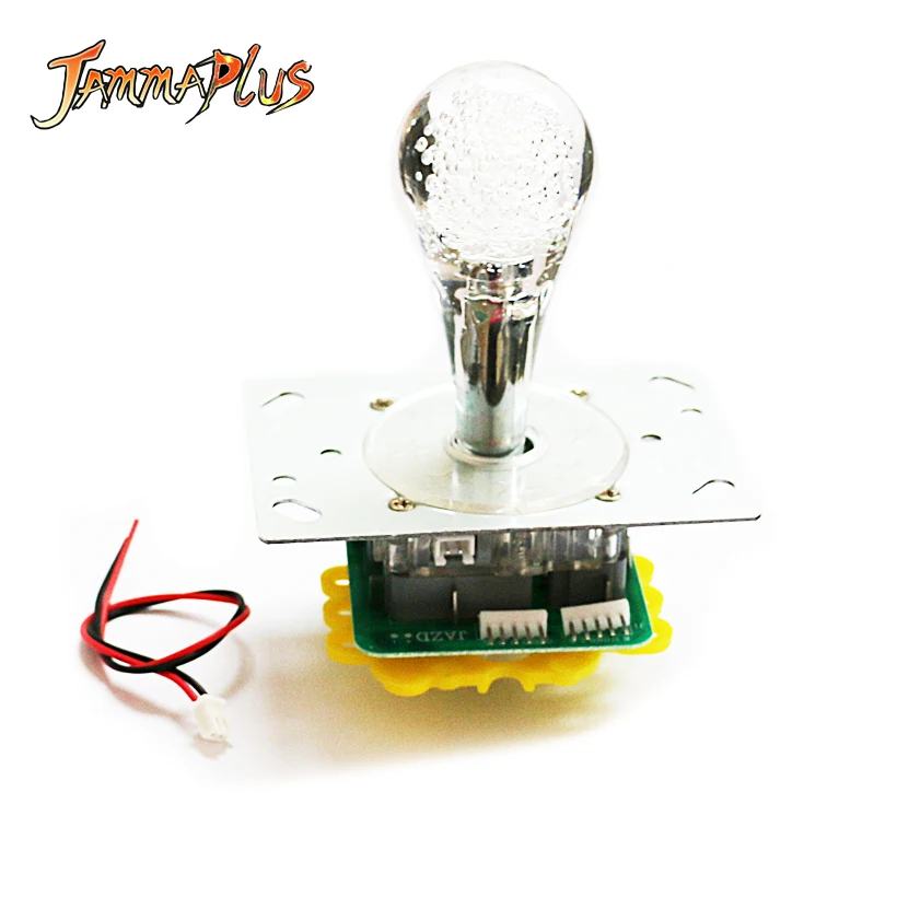 Beautiful Arcade joystick colorful Illuminated LED Joystick Switchable from 8 way to 4 way with oval crystal ball