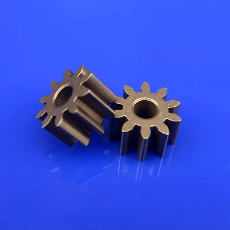 10pcs/lot 0.5 Modulus 9 Teeth Lenght 6mm Bore 2mm for Car Model Gear DIY Small Module Gear