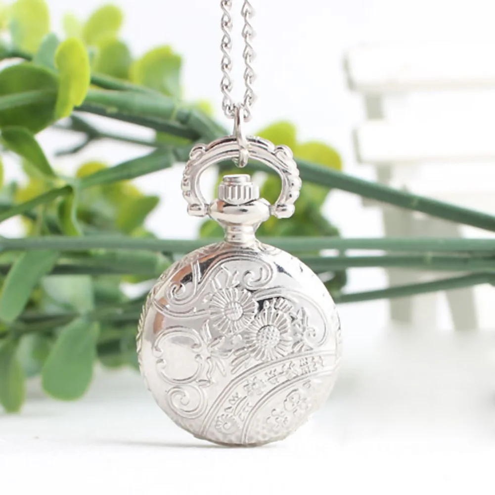 Retro small Size Spider Webs Pocket Watch/Watch Necklace Fashion Jewelry Pendant Watch Necklace XIN-Shipping