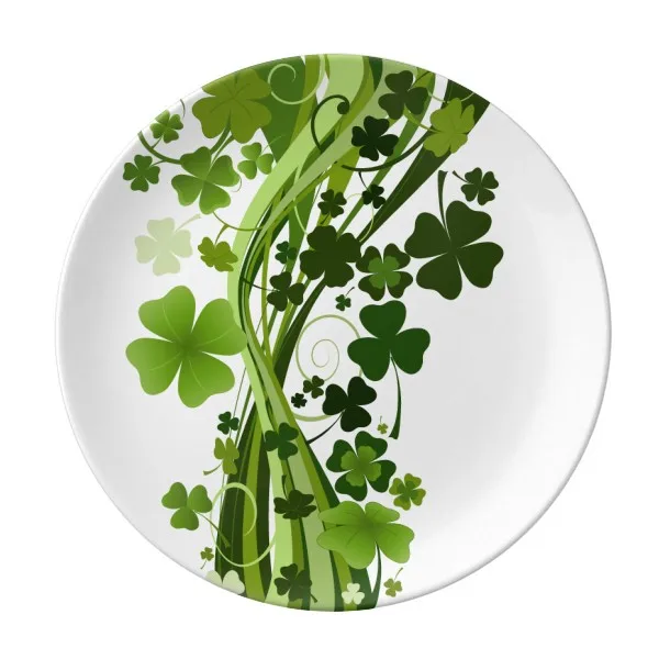 

Clover Tree Ireland St.Patrick's Day Dessert Plate Decorative Porcelain 8 inch Dinner Home