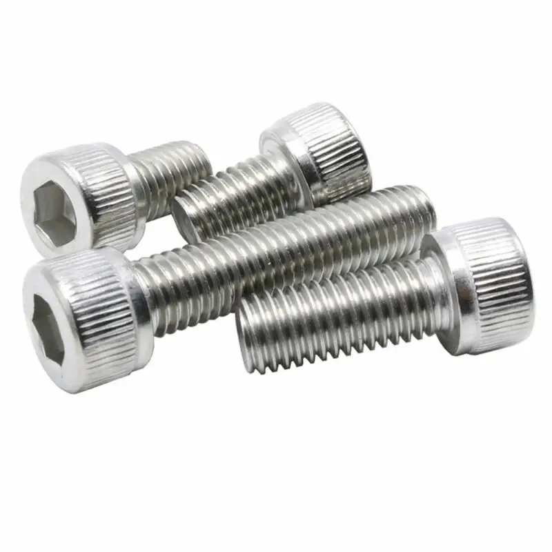 Testa cilindrica dell'acciaio inossidabile 126 pz/scatola 304 con le viti dell'esagono incassato dadi del BoIt