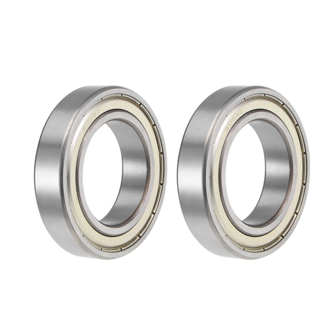 

uxcell 6009ZZ Deep Groove Ball Bearings Z2 45x75x16mm Double Shielded Carbon Steel 2pcs