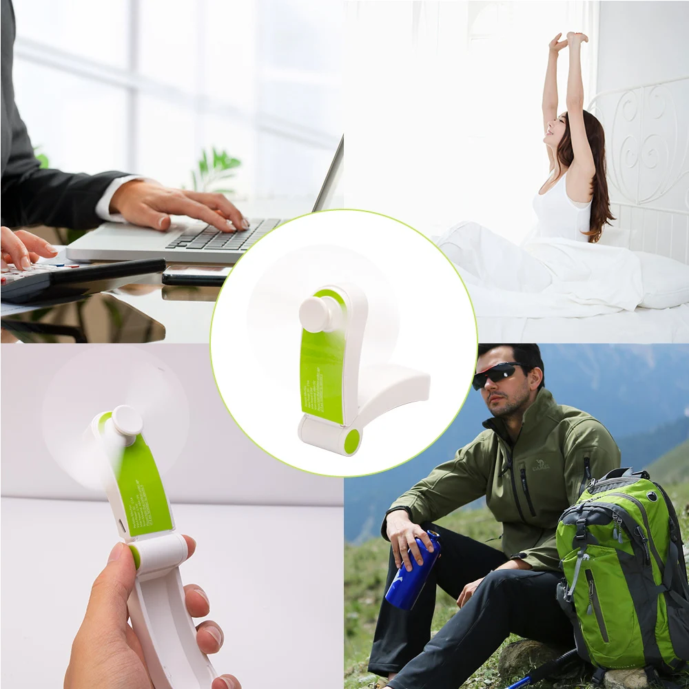 Usb mini fold ventiladores elétrico portátil segurar pequenos ventiladores originalidade pequeno eletrodomésticos ventilador elétrico de mesa