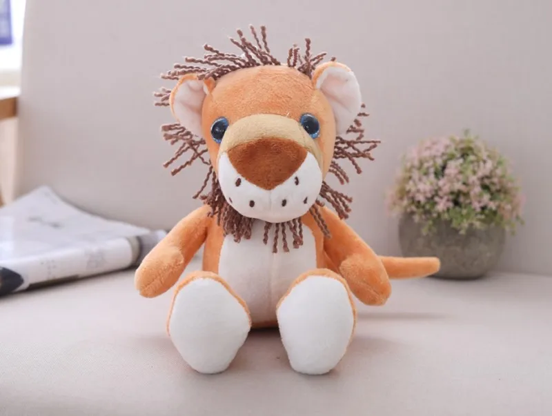 

small cute plush lion toy big eyes lion doll gift about 20cm