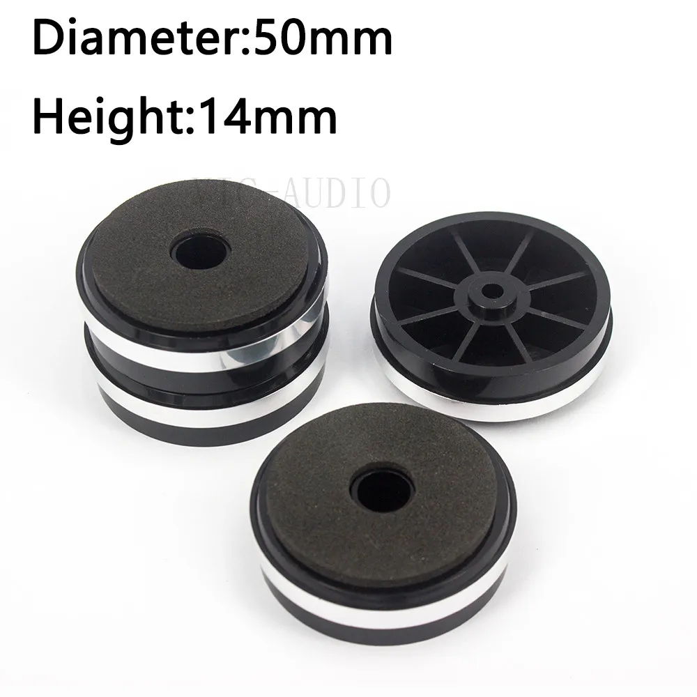 

50*14mm Plastic mats Amplifier Feet CD Player Computer DAC Machine Feet Audio Amplifier Parts DIY 4PCS