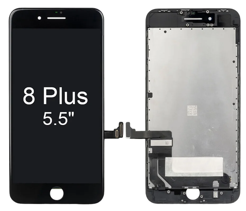 Original OEM LCD Display For iPhone 8 8 Plus Touch Screen Digitizer Assembly Replacement +Tempered Glass+Tools+TPU+Sticker