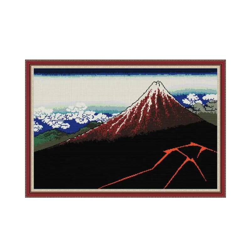 

Расток под Summit набор для вышивки крестом aida 14ct 11ct графический принт холст вышивка крестиком рукоделие вышивка DIY ручная работа