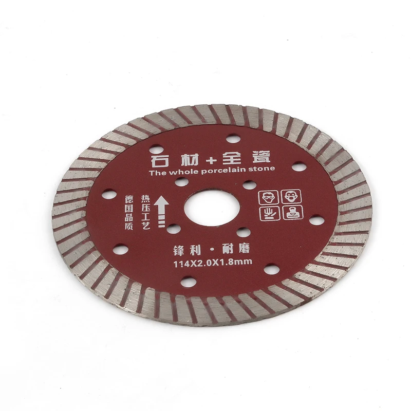 

Circular Diamond Saw Blade 1Pcs Hot pressed Granite Stone marble concrete porcelain Cutting Disc Cutting Tool 114mm