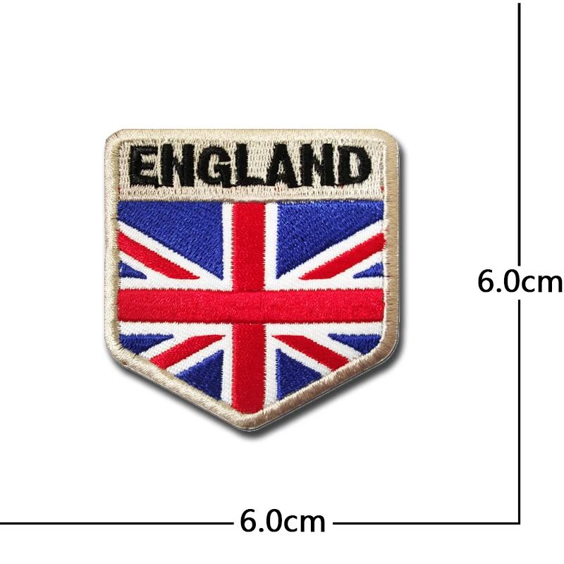 Parche táctico PVC de bandera Reino Unido bordado