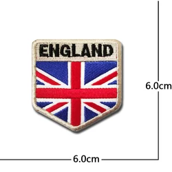 Parche táctico PVC de bandera Reino Unido bordado
