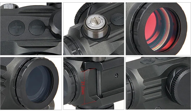 

FLY SHARK Tactical 3MOA Dot Size IR Illuminated Mini Red Dot Sight Scope For Hunting Shooting HK2-0110